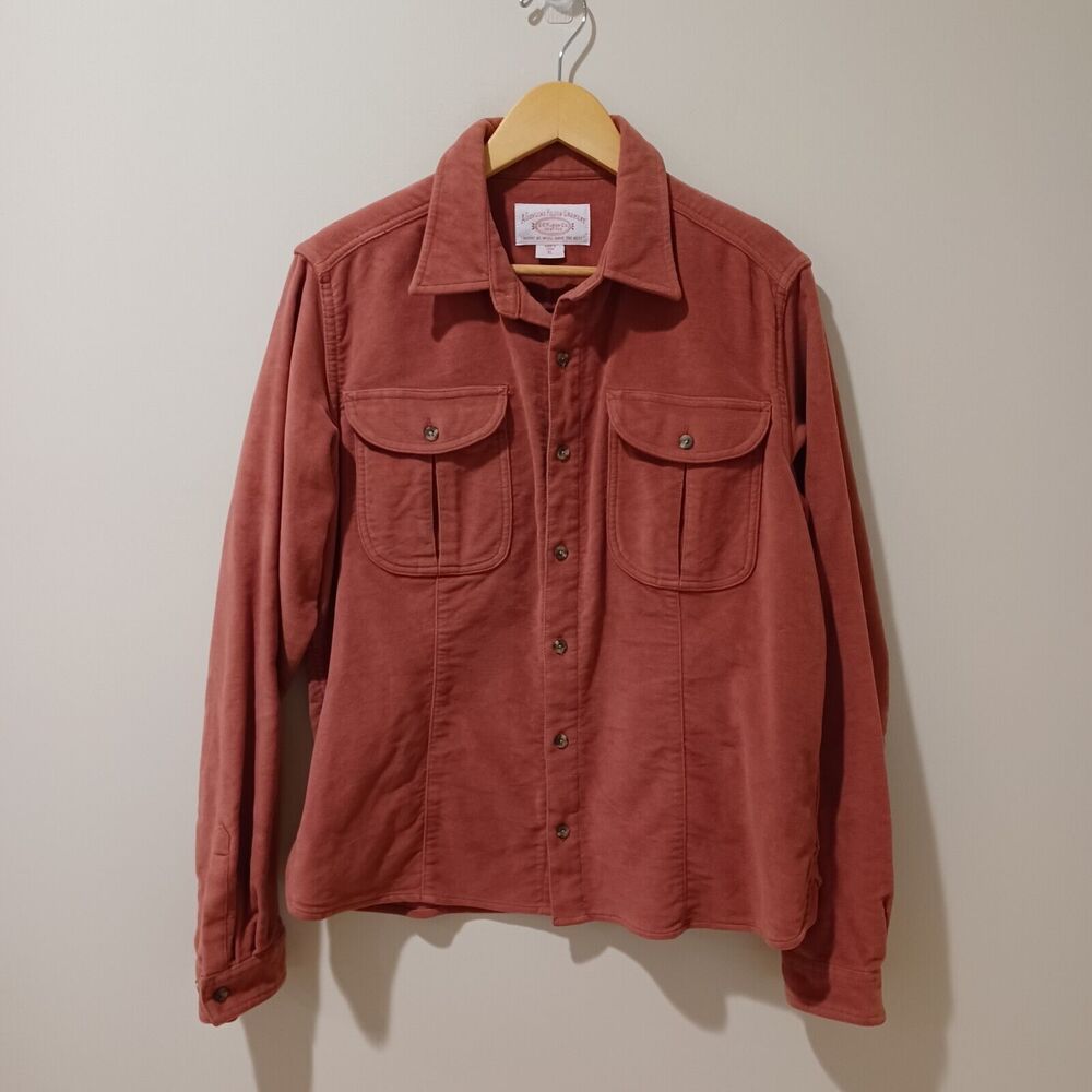 Filson Co. Moleskin Seattle Button Down Long Sleeve Shirt women’s XL Sueded